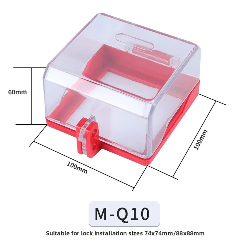 Transparent Safety Box for Industrial Grade On Off Switches Offering Reliable Mechanical Barrier and Continuous Visual Oversight