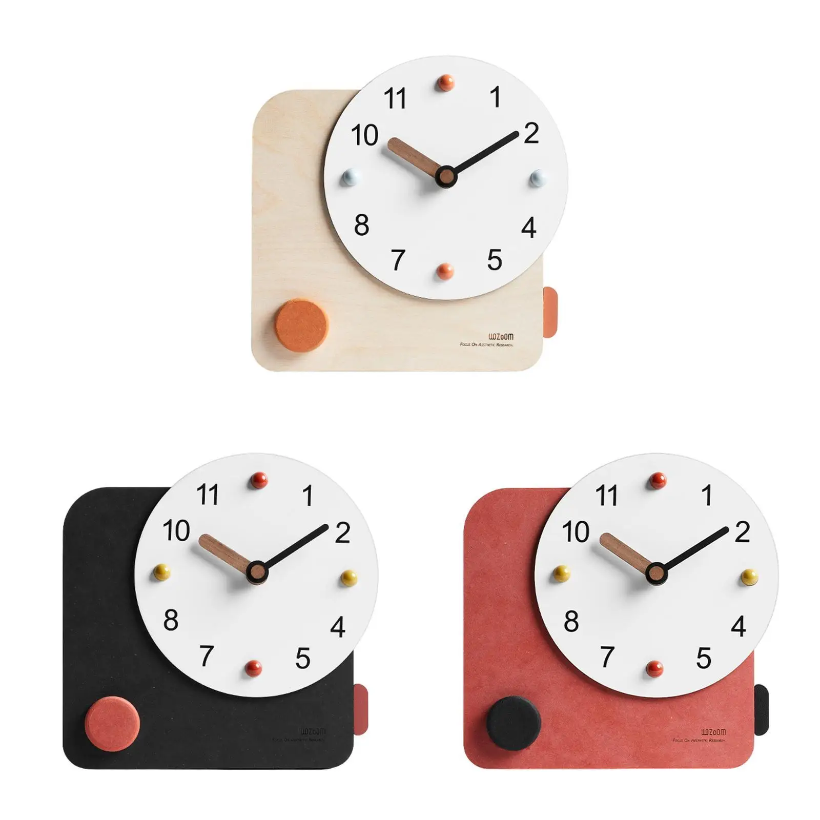 

Desk Clock Modern Shelf Clock Table Clock for Kids Room Office Decoration