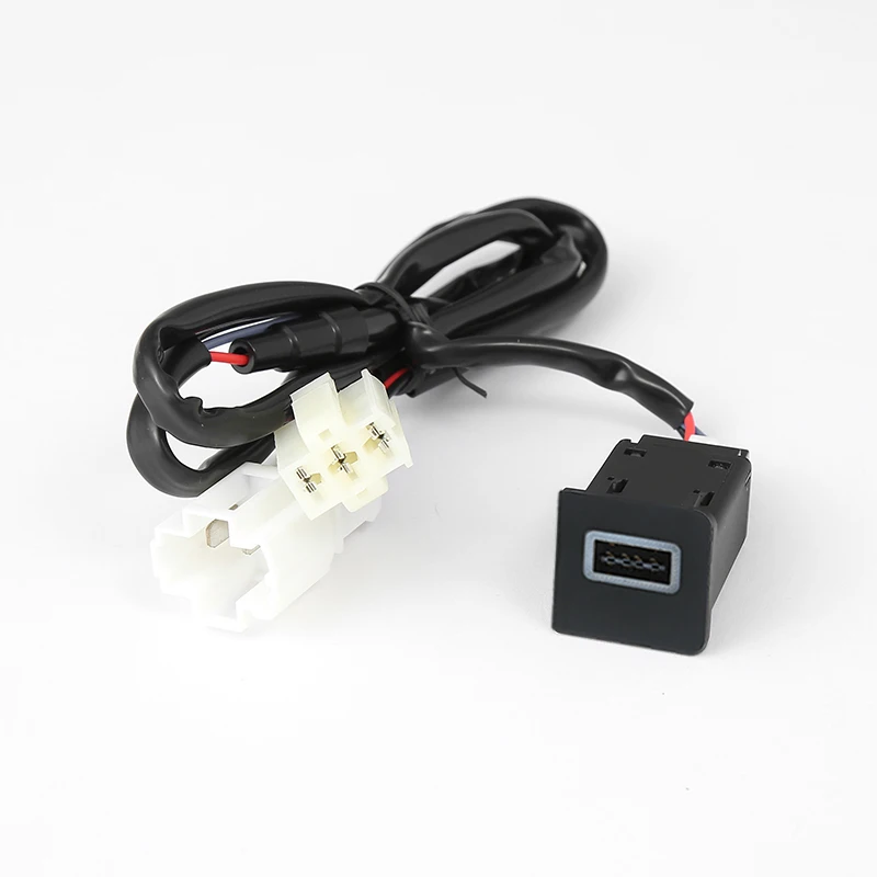 Für vw golf 6 jetta 5 mk5 scirocco qc 3,0 typ c pd rechts usb schnell auto ladegerät steckdose ersatz 12v zerstörung sfrei 06-12 – Detail 10