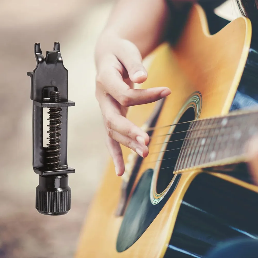 ​Zinc Alloy ​Guitar Intonation Adjuster​ ​Stabilizing Tool​ ​Black ​Tremolo Bridge Stabilizer​ Adjustable