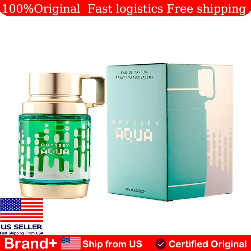 

Armaf Odyssey Aqua Edition for Men Eau De Parfum Spray 3.4 Ounce Cologne Long Lasting Fragrance Persistence Pheromone Portable