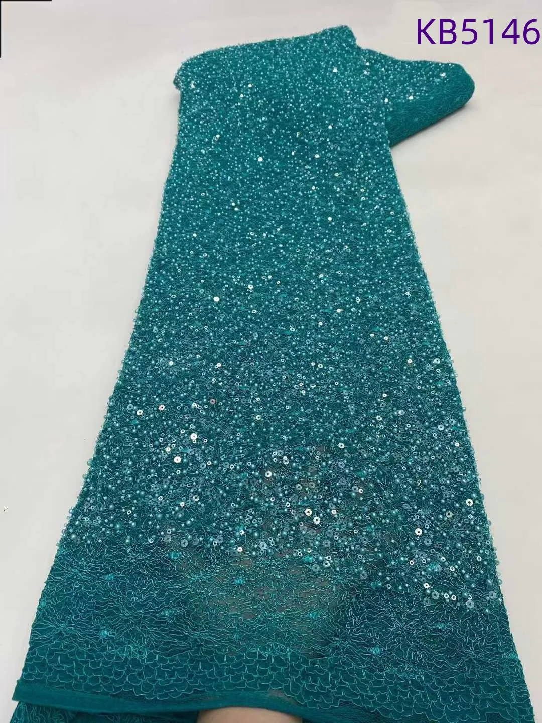 

Новейшие нигерийские кружевные ткани 2021, белые кружевные ткани с бисером, кружевная ткань с блестками, африканские черные ткани с последовательностью для женщин KB5146