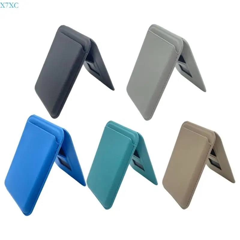 

X7XC Phone Wallet Stand Phone Case Accessory Leather Card Holder