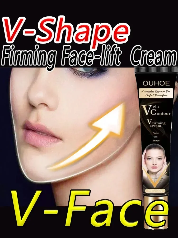 V-Shaped Face Cream Lift Firm Remove Double Chin To Create A Small V Face Anti-Aging Beauty Massage