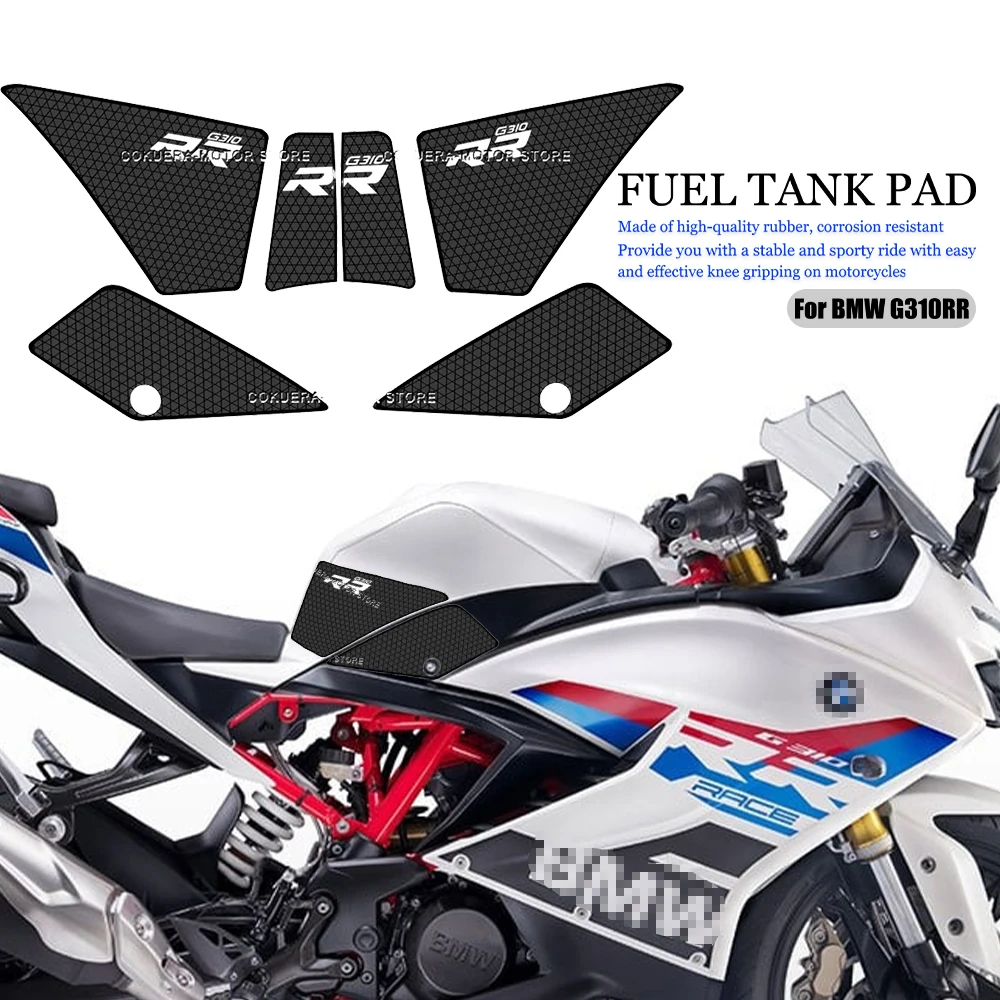 For BMW bmw G310RR g310rr G310 RR  Motorcycle Accessories Fuel Tank Pad Protector Sticker Side Anti Slip