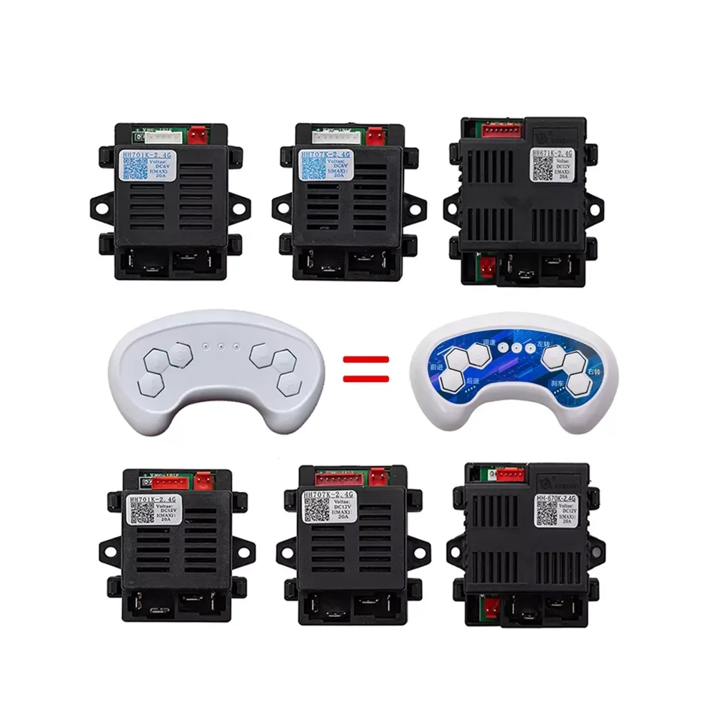 6V 12V HH670K HH671K HH701K HH707K 2.4G Bluetooth Remote Control Receiver Powered for Parts Replacement Car on Kids Ride and