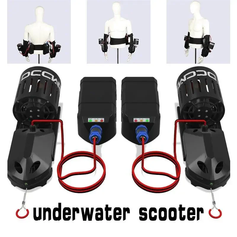 Flying Fish Underwater Sea Scooter Propeller Electric Diving Scooter for High Speed Training