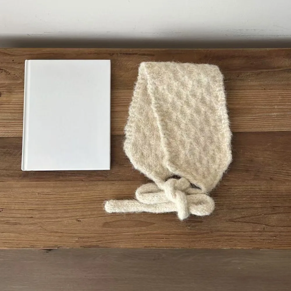 تنوعا Ins نمط غطاء للأذنين بلون محبوك حزام قبعة الأناناس نمط الأذن الدافئة نصائح الخريف الشتاء