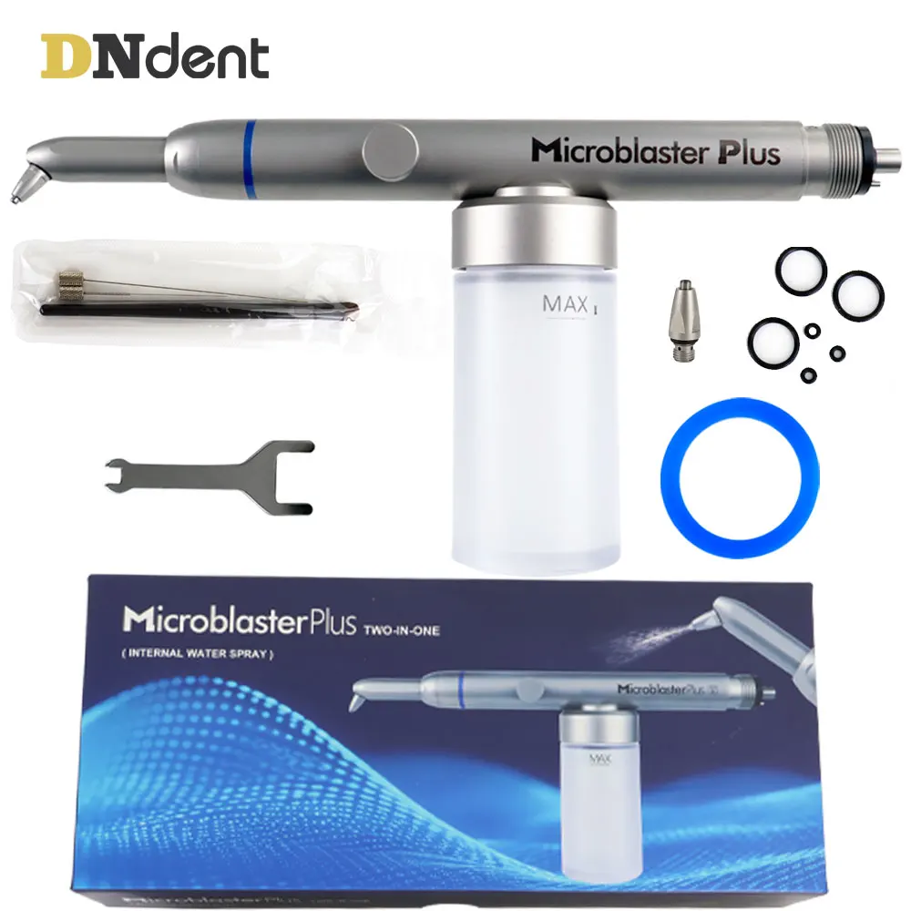 

Dental 2in1 Aluminum Oxide Micro Blaster Gun Air Polisher Internal water spray air flow Alumina micro bloaster sandblaster tools