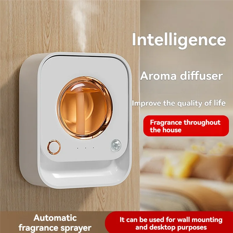 A85I-USB آلة الروائح الذكية معطّر الهواء لرش الزيوت العطرية الأوتوماتيكية، مزيل الروائح الكريهة للغرفة