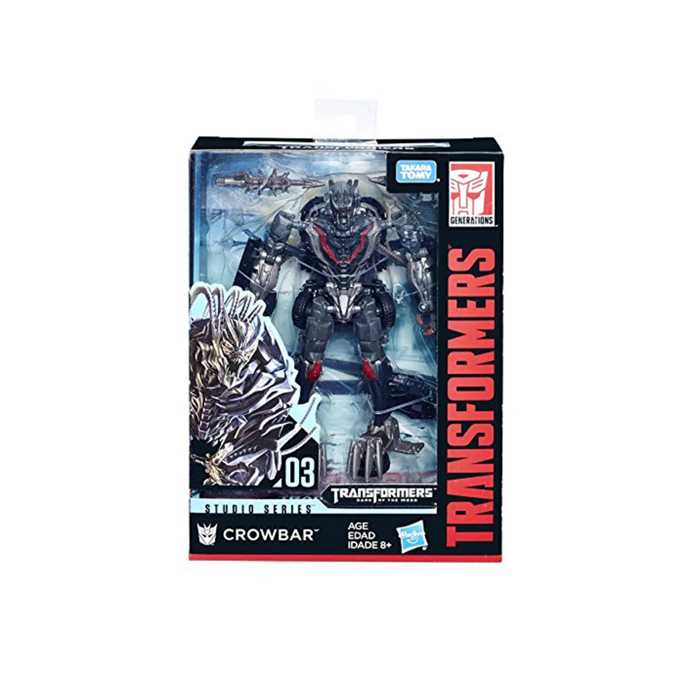 Original Hasbro Takara Tomy Transformers Studio Series 03 Deluxe Class Movie 3 Crowbar Action Figure Modeltoys