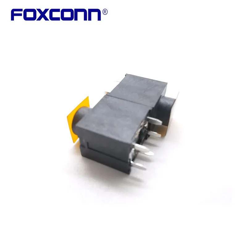 Foxconn JAC331-0140ABB-8H Audio Jack Female Vertical Earphone Stand Stereo Panel Mount Socket 5 Pin Input Jack Connector