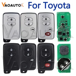 Auto Smart Remote Key For Toyota Land Cruiser Prado Camry Crown Aurion LC200 Smart Car Key A433 F433 433MHZ ID74 2/3/4 Buttons