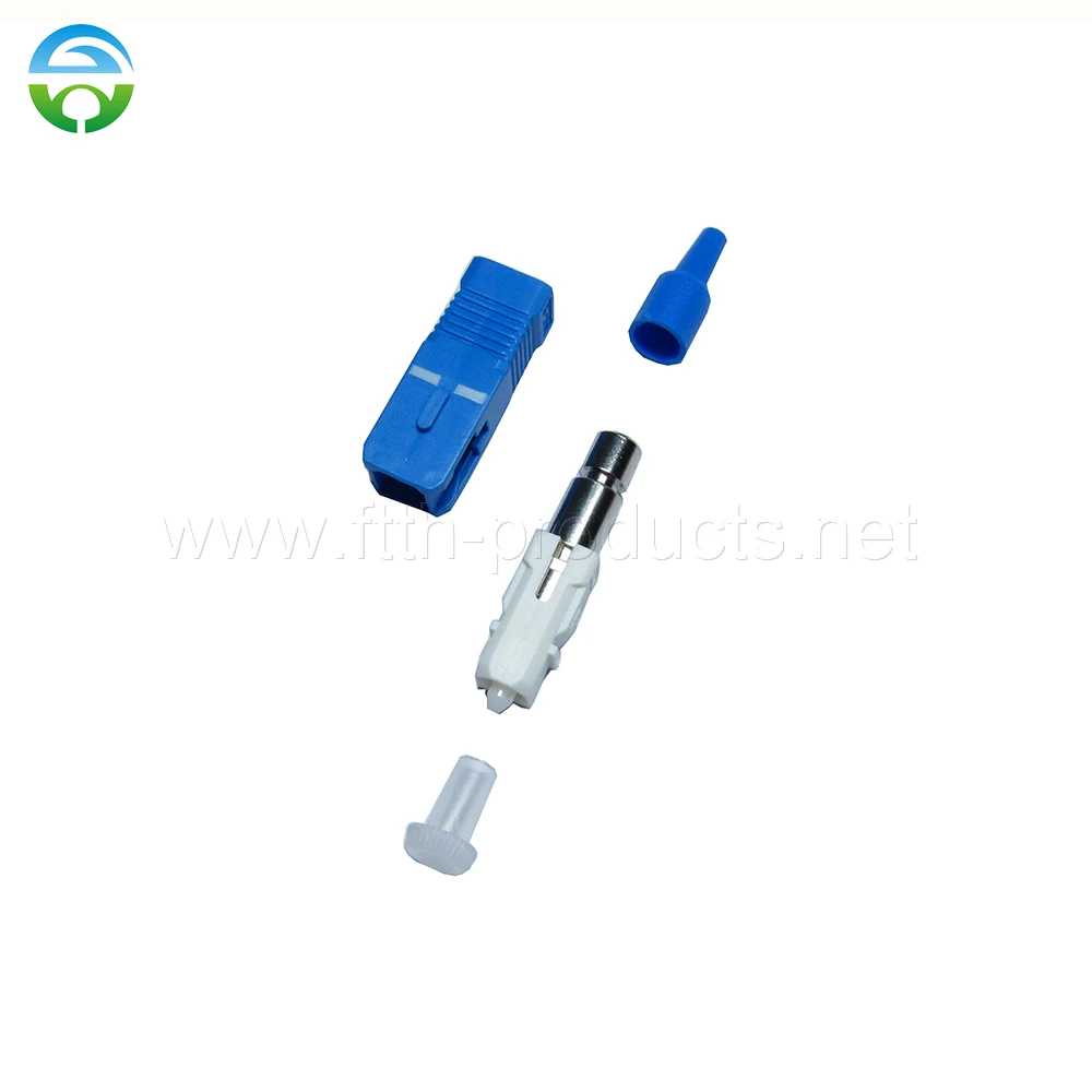 SC PC Connector SM Simplex Housing Shell, Color Boot, Blue and Green, 200 PCs