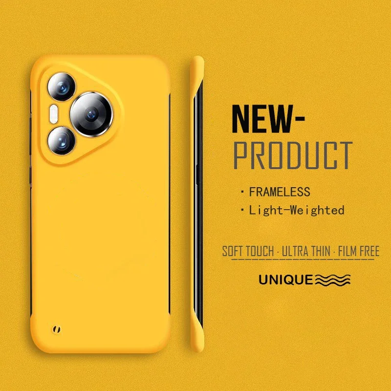 Frameless Hard PC Matte Phone Case For Huawei P70 Pro Puro 70 Ultra P70Pro Protective Bumper Shell Cover