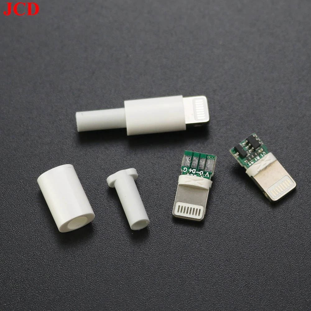 1Sets Lightning Dock USB Plug With Chip Board Male Connector Welding Data OTG Line Interface DIY Data Cable For Phone