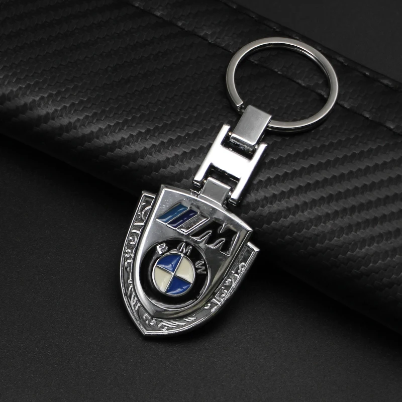 3D Metal/Leather Car Styling Keychain Key Chain Rings Accessories For BMW M M3 M5 M6 X3 E46 E90 E39 F10 F20 F30 G20 E60 E36 E34