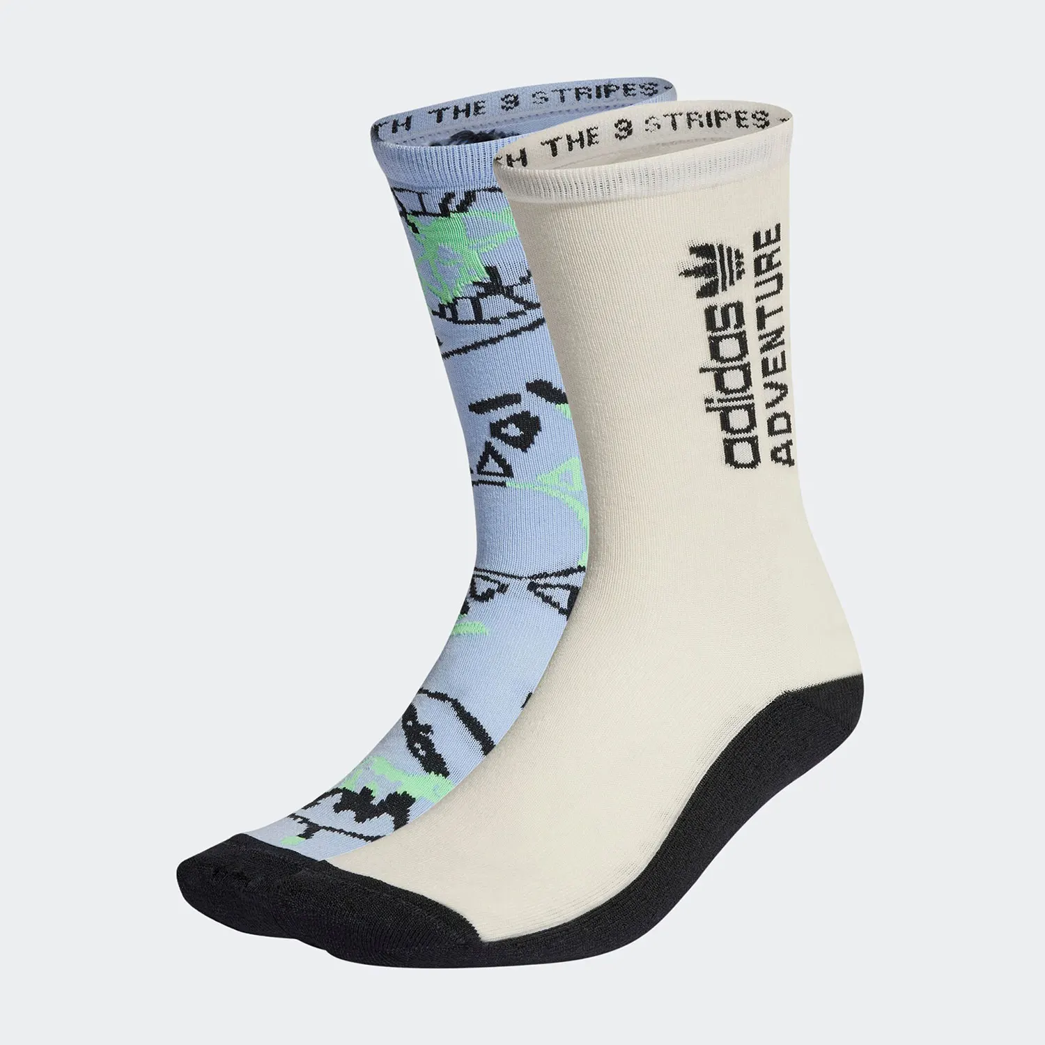 

Adidas genuine Spring New Fashion Casual Sports Socks Two-Pair Pack IC8701