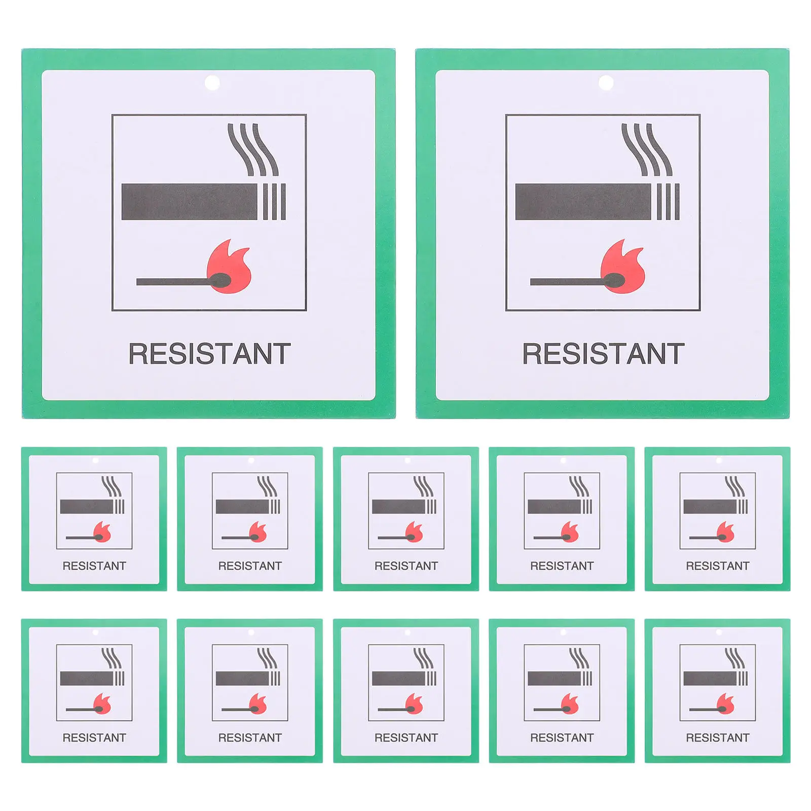 

30Pcs Flame Retardant Fire Safety Labels Furniture Warning Signs Fire Prevention Stickers Self Adhesive Indoor Office Warehouse