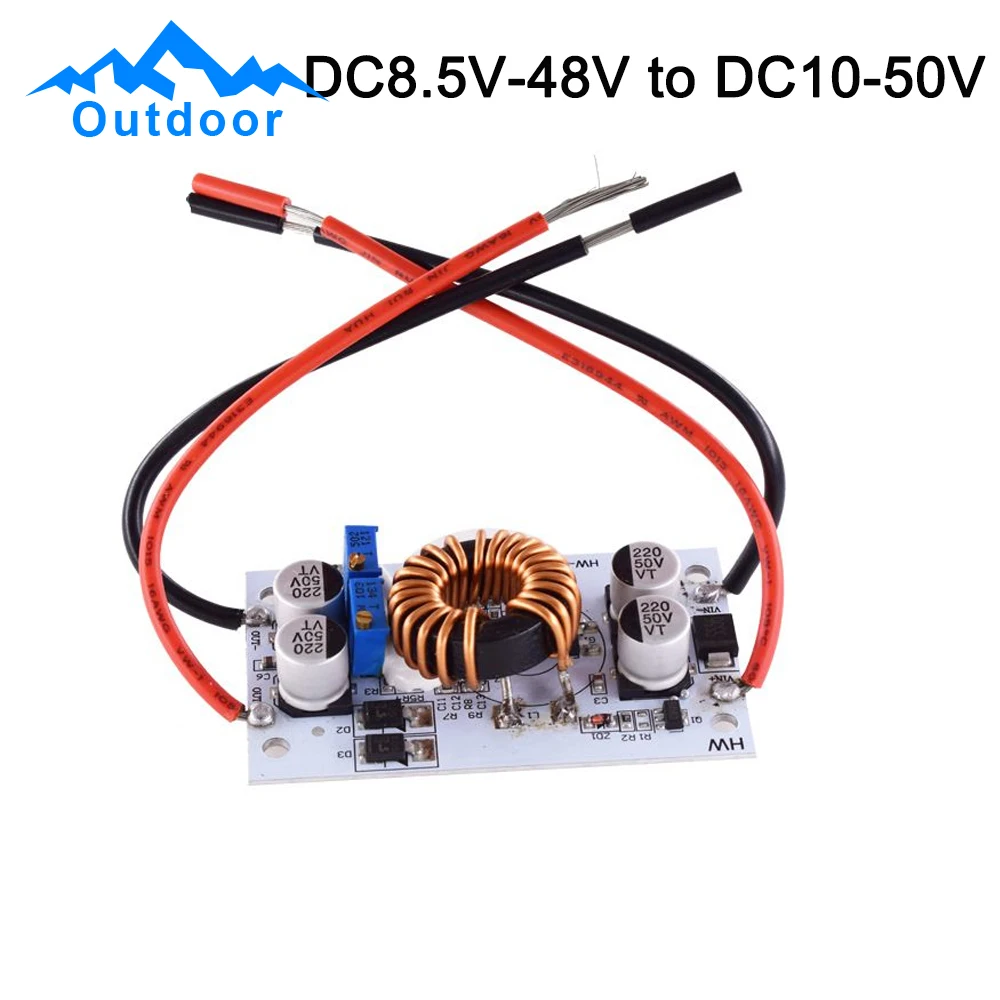 Aluminum Substrate 500W DC-DC High-power Boost Constant Voltage Constant Current Power Supply Module Boost Converter DC 8.5V-48V