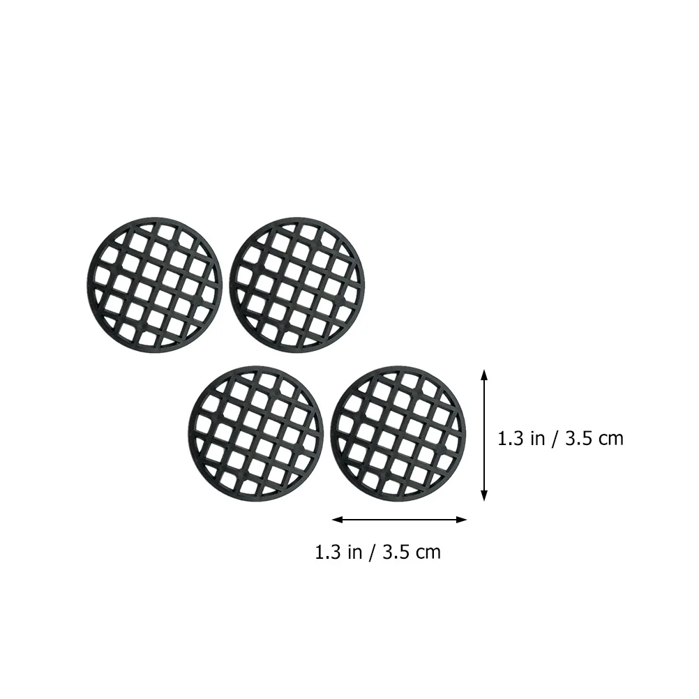 Planter Pot Hole Mesh Screens Flowerpot Spacer Pots for Plants Pads Grid Mat Black