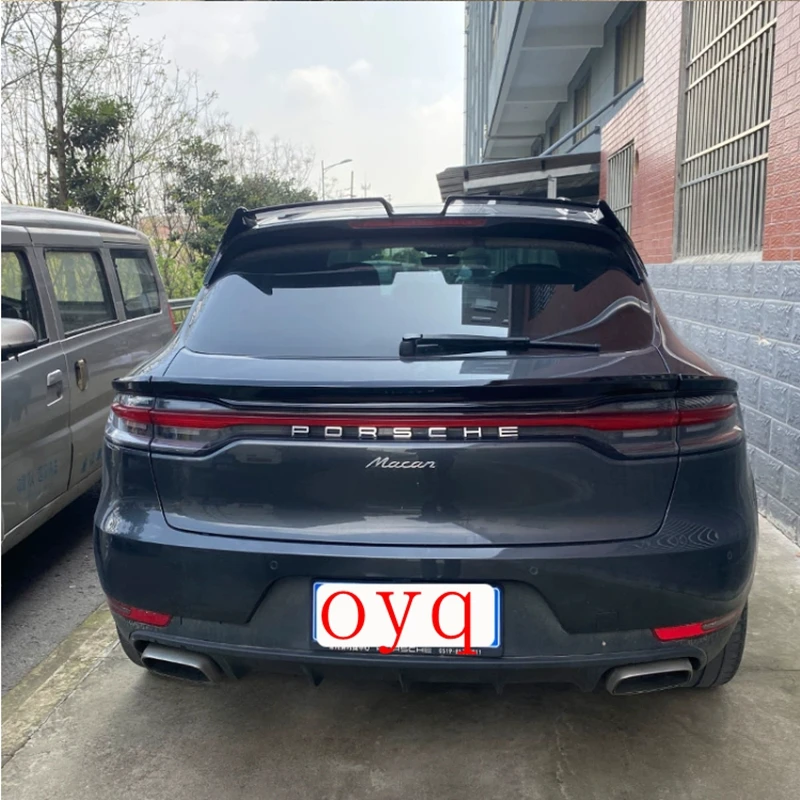 

For Porsche Macan 2018-2023 high quality ABS Plastic Unpainted Color Rear Spoiler Wing Trunk Lid Cover Car Styling