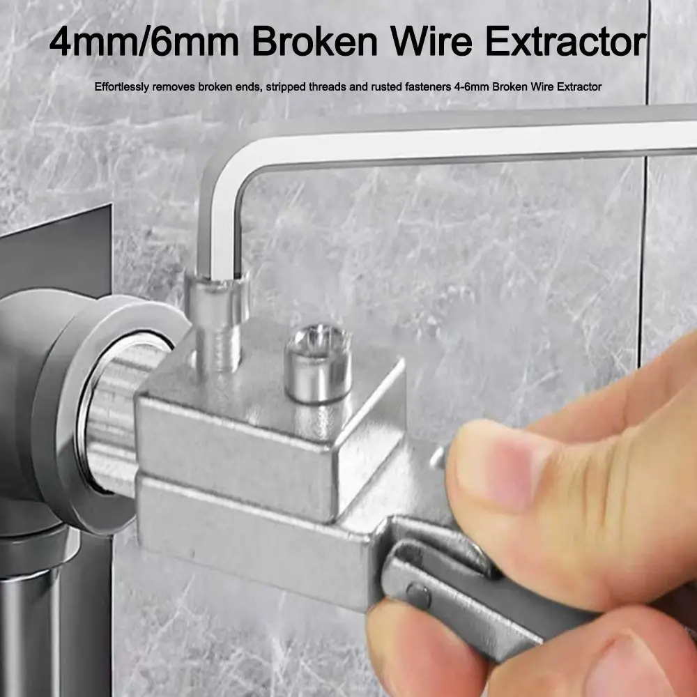 

New Easy Out Stripped Screw Extractor Portable Multifunctional Faucet Angle Valve Broken Screw Removal Tool Plumbing Repair