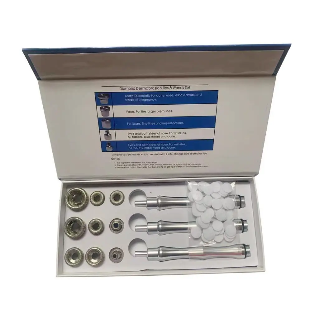 

Аппарат для микродермабразии с алмазным наконечником, железный, для чистки лица, косметологический прибор для ухода за кожей, комплект для косметологического аппарата
