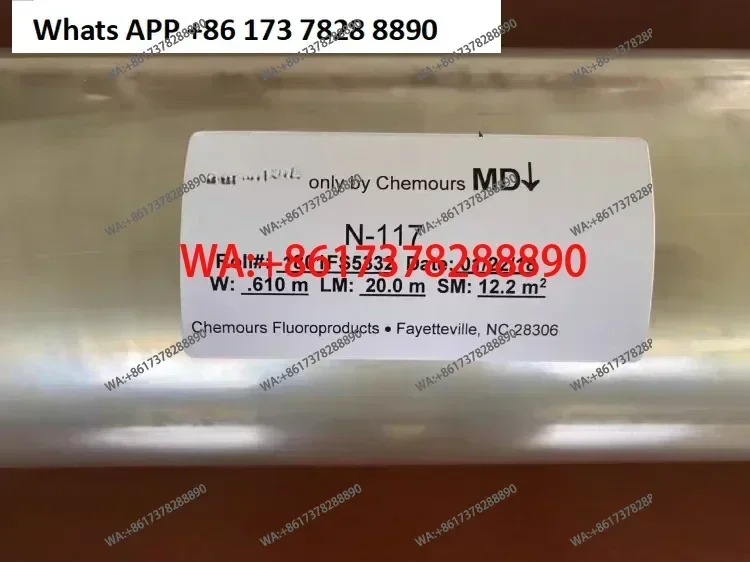 N117 perfluorosulfonic acid membrane, cation exchange membrane, electrolytic cell proton exchange membrane