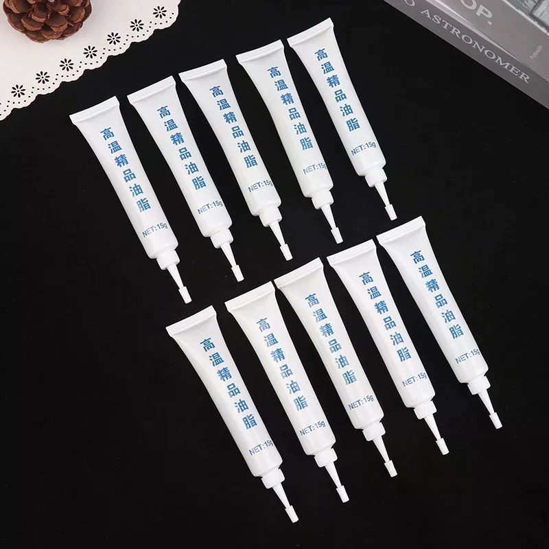 5 قطعة مقاوم للماء الأبيض زيوت التشحيم الشحوم التروس سلسلة زيت تشحيم صمامات السيارة تزييت الشحوم أداة إصلاح لجزازة العشب