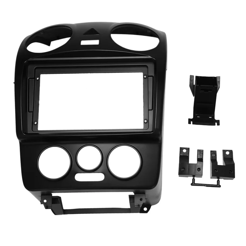 ABHY-2Din Car Radio Fascia For VW Beetle 2004-2010 DVD Stereo Frame Plate Adapter Mounting Dash Installation Bezel Trim Kit