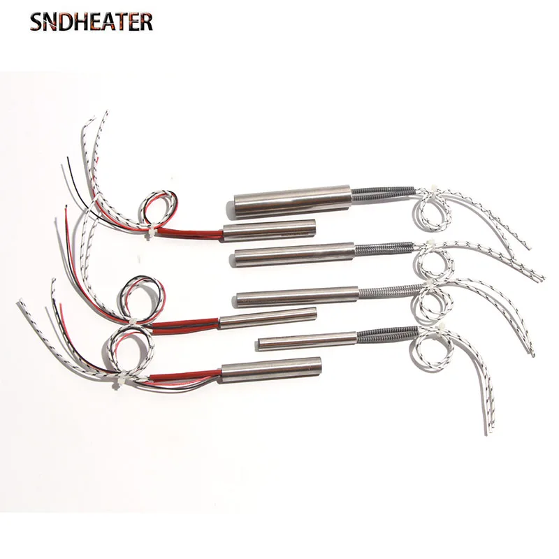 

SNDHEATER 304SS Heating Rod 110V/220V Resistance 200-450W Electric Heat Element Cartridge Heater 14X50/60/80/100/120mm 5pcs/lot