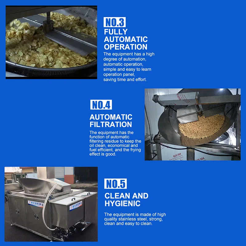 Industrial Electric Semi-Automatic Banana Chip  Snack Food Frying Machine  Batch Deep Fryer for Large Scale Production