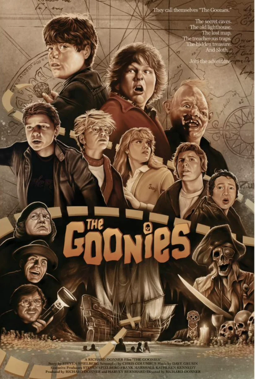 

The Goonies Movie Print Art Canvas Poster For Living Room Decor Home Wall Picture
