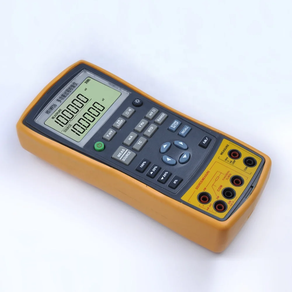 Signaalgenerator Professionele thermokoppel Stroomspanning Digitale multimeter Signaalproceskalibrator