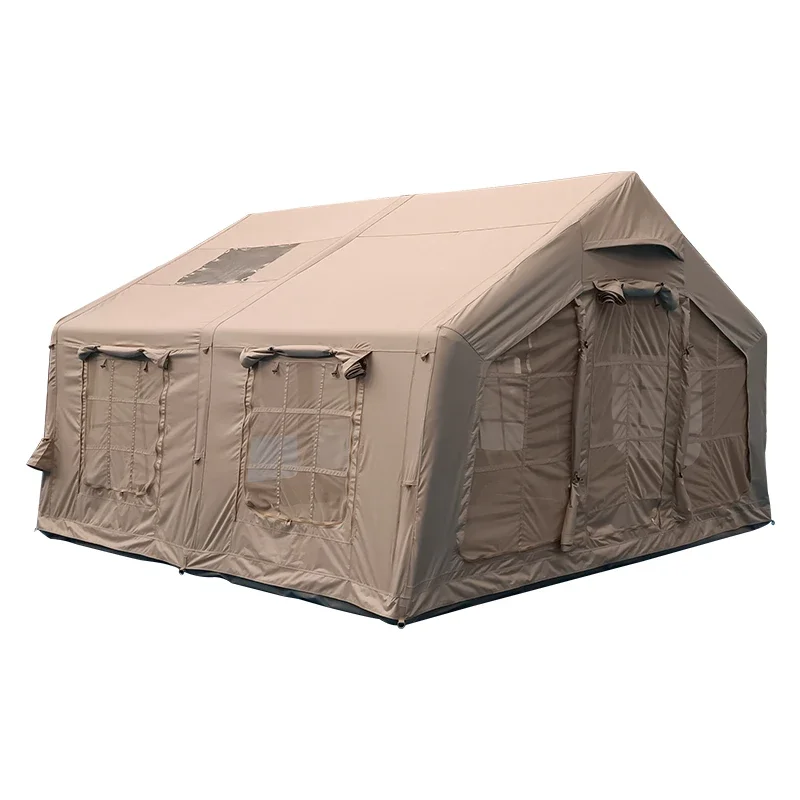 

2023 Custom Multi Persons Large Two Room Waterproof Inflatable Air House Tent Outdoor Big Inflatable Camping Tent