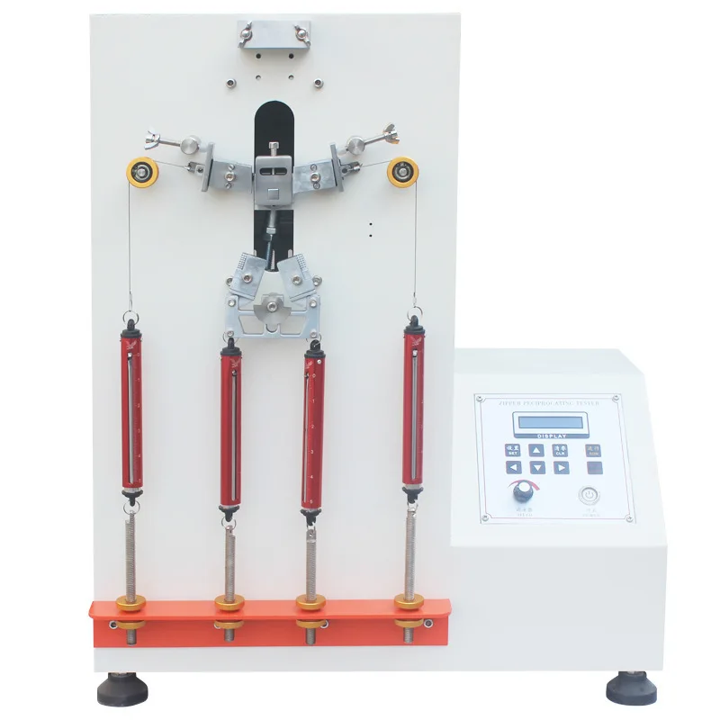 Zipper reciprocating fatigue testing machine luggage clothing leather bag nylon zipper