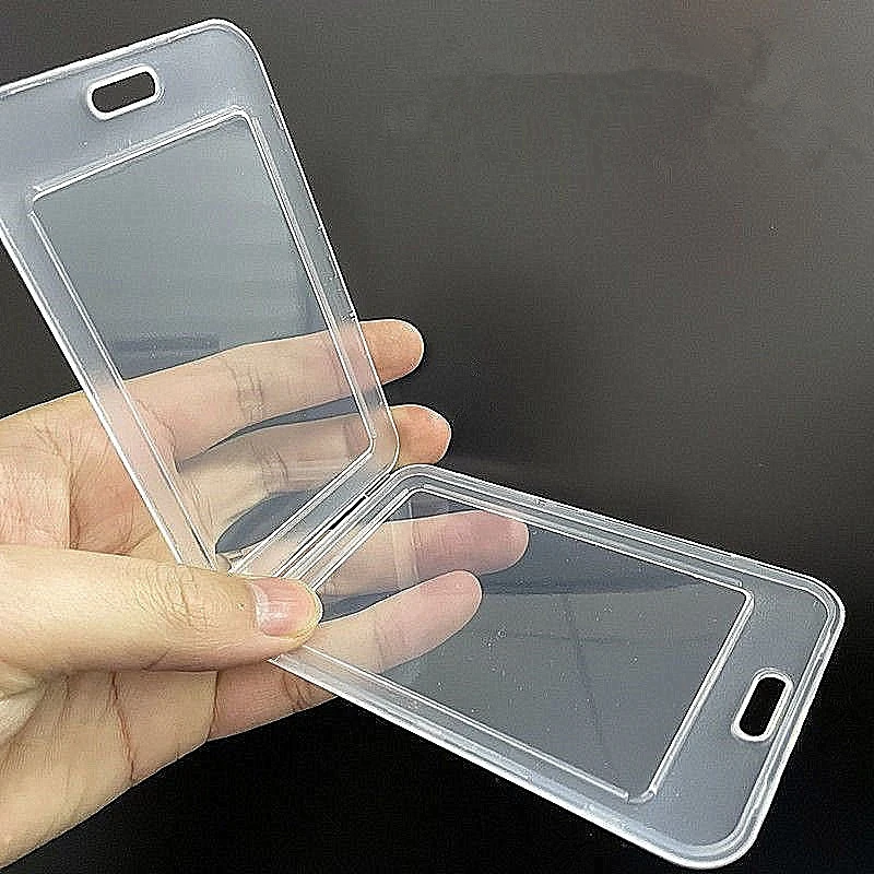 

Bank Credit Card Protector Working Permit Case Badge Holder Transparent Exhibition ID Tag Card Cover Sleeve Pass Work Card Case
