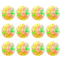 Toyvian 12PCS Suction Cup Balls Fun Sucker Ball Toy for Kids Parent Child Interaction Party Favors