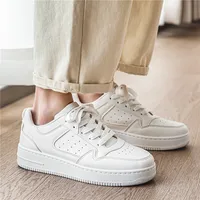 Chaussures pour hommes printemps-été, nouvelles baskets respirantes, chaussures blanches tendance et polyvalentes à semelle épaisse pour hommes, chaussures de sport et décontractées 5