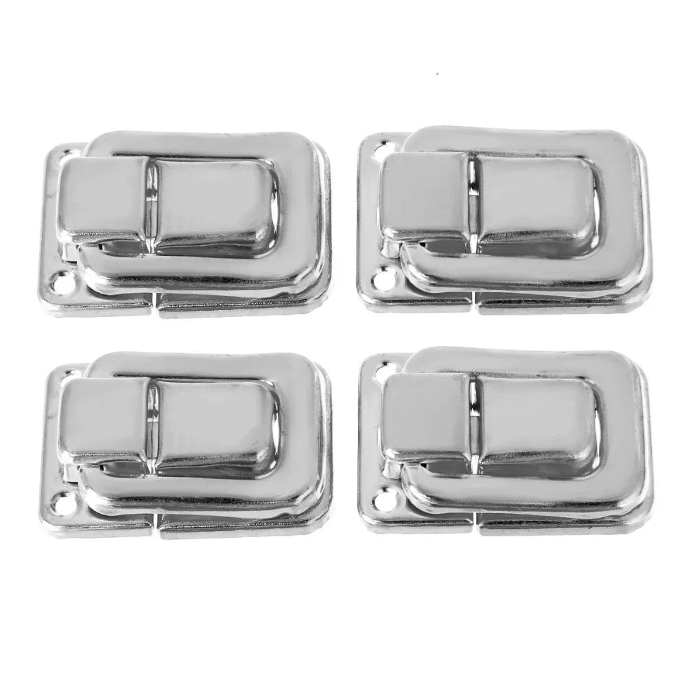 

4pcs Fastener Toggle Lock Latch Catches for Suitcase Case Boxes Chests Trunk Door Tools