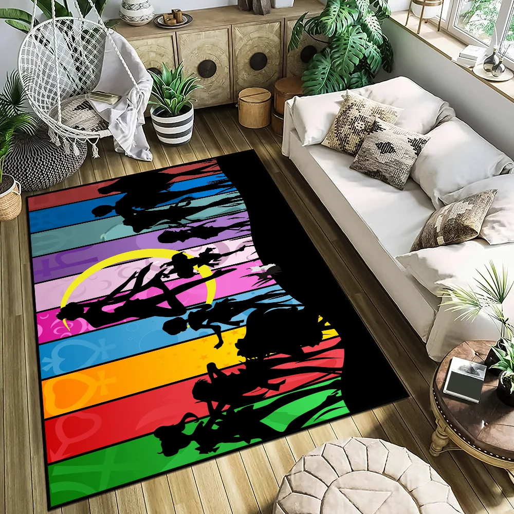 

Moon Anime Door s-SailorS Mat Anti-Slip Kitchen Bedroom Handmade Tufted Rug Carpet Living Room Entrance Decoration Floor