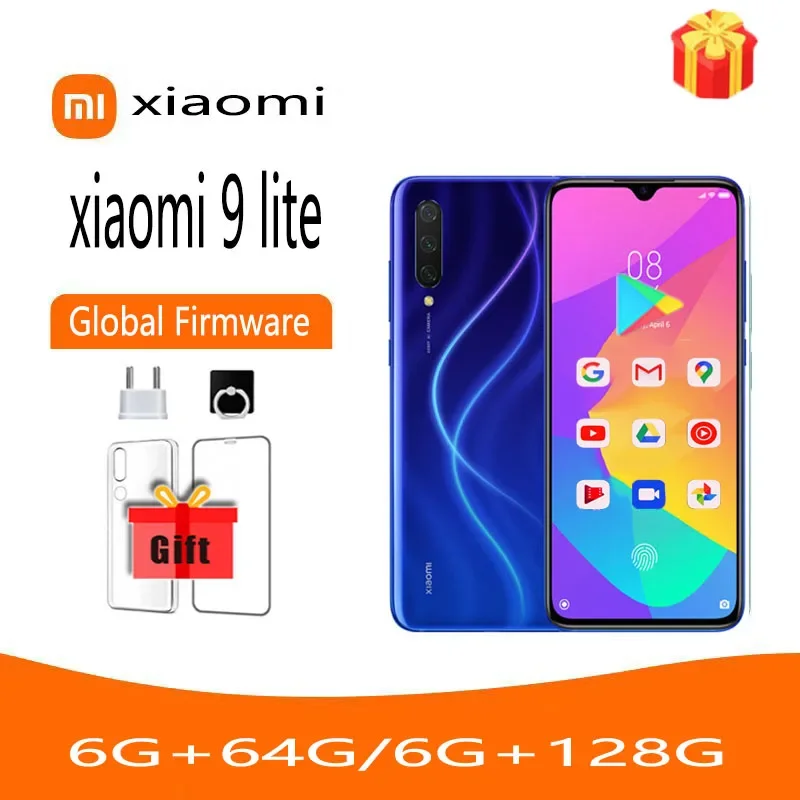 

Global firmware Xiaomi 9 Lite/cc9 4G Fast Charging, Snapdragon 710, 48 MP + 32 MP, 18W, Original smartphone