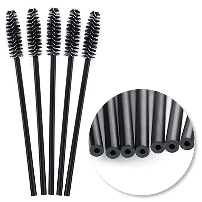 MARIA-50pcs Eyelashes Extension Tools  Makeup Spiral  Eyelashes Eyebrow Brush Eyebrow Comb Mascara Comb Care Grafting Eyelashes