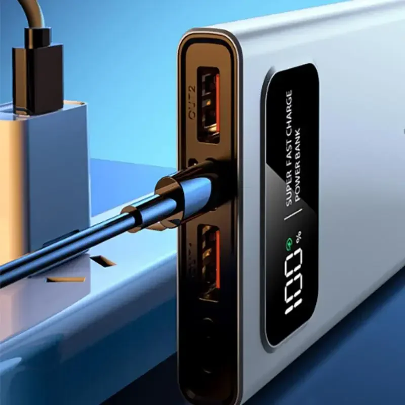 20000mAh Ultralarge Capacity 20000mAh Ultralarge Capacity120W Fast Charging Power Bank  Portable Digital Display