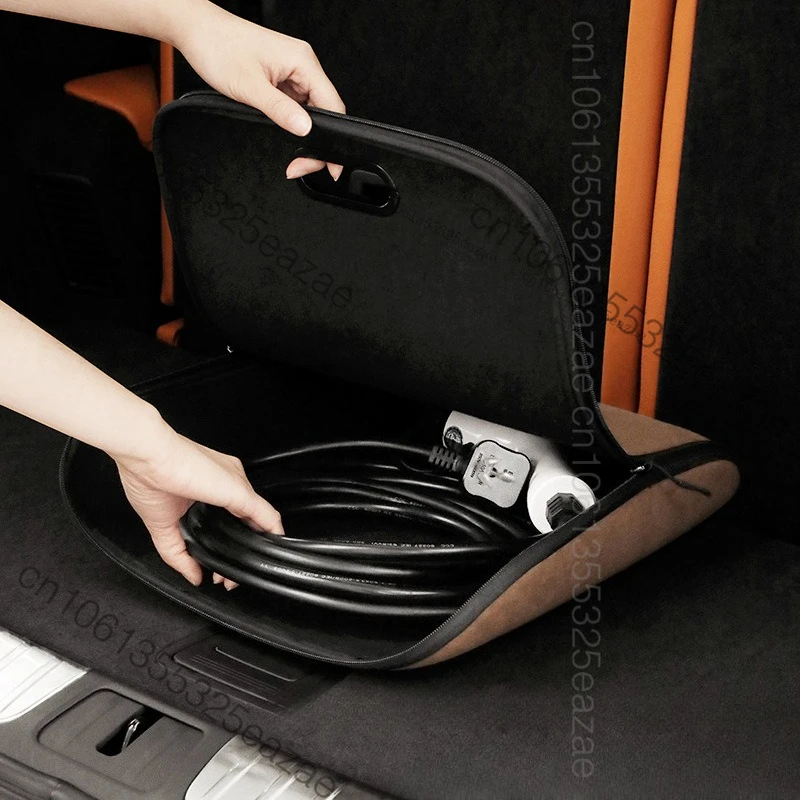 سيارة كابل شحن تخزين حقيبة حمل حاوية مقاومة للماء لجيلي EX5 غالاكسي E5 بروتون e.MAS 7 غالاكسي المركبة الفضائية 7 EM-i 2026 ~ 24