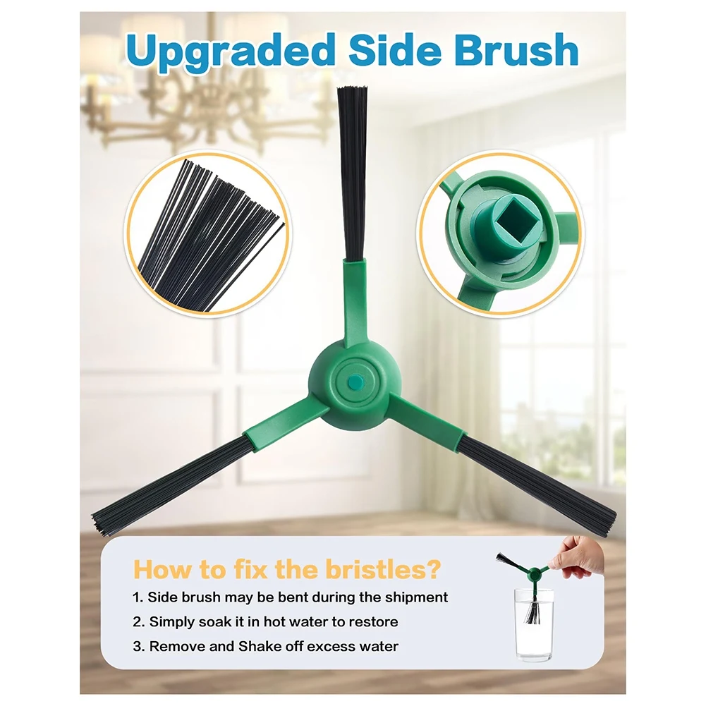 

【Горячие продажи!】2 Essential Roomba Vac 2 Essential, тряпка для швабры, аксессуары и расходные материалы для подметальных роботов