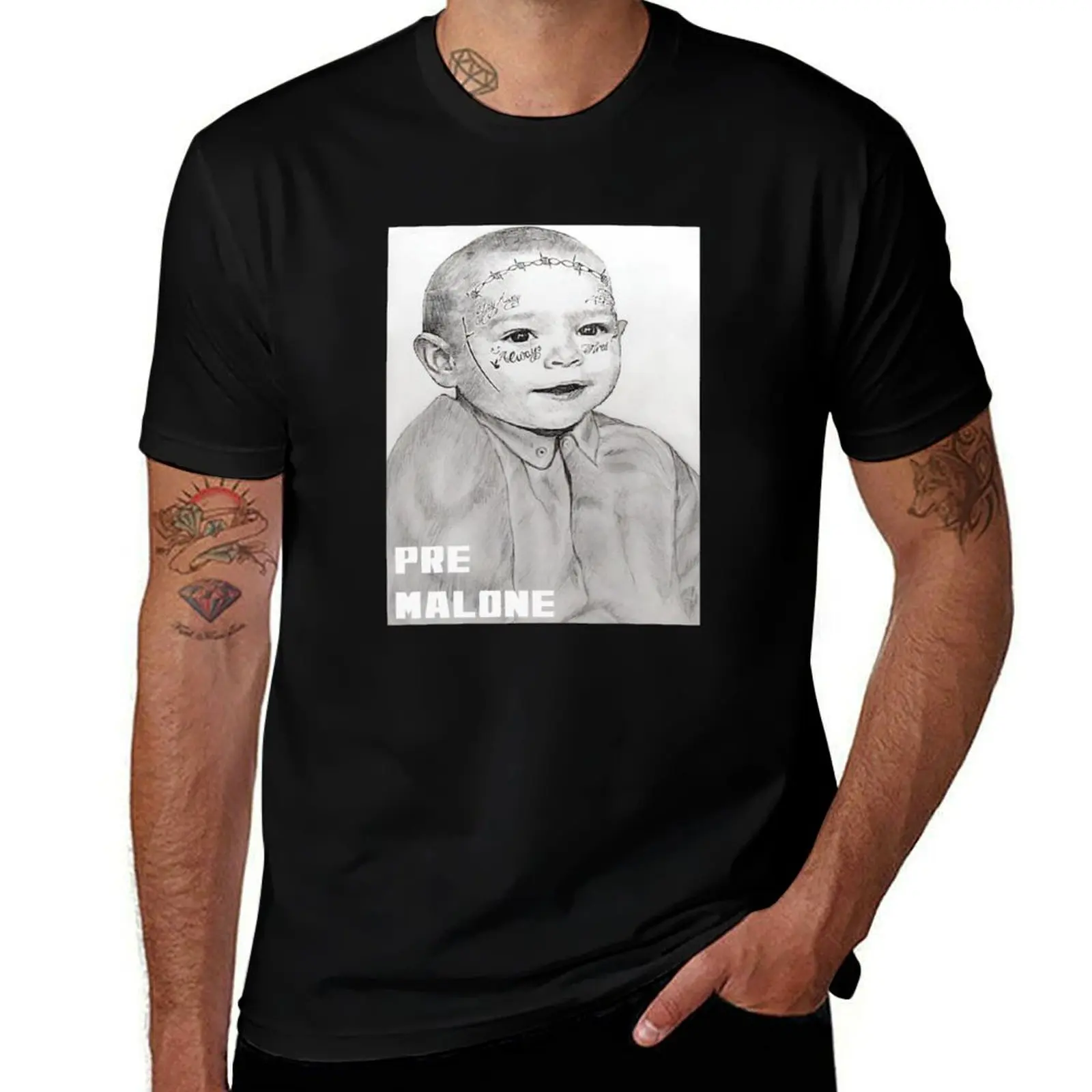 Pre Malone T-Shirt Lightweight Cooling Short Sleeve Tee T-Shirt