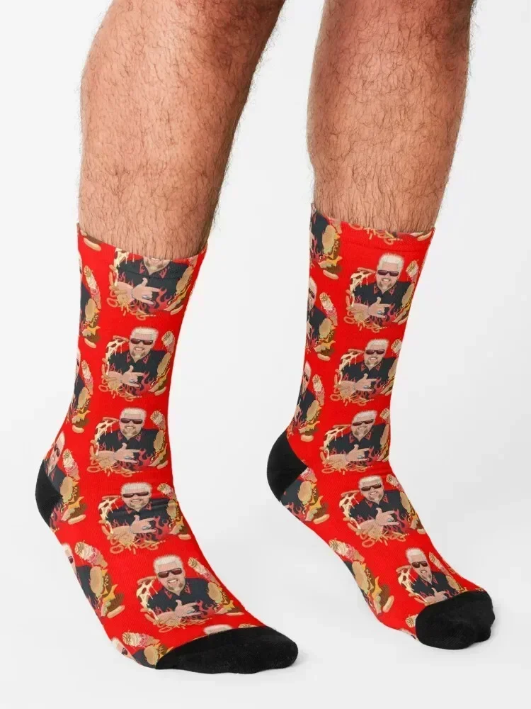King of Flavortown Socks snow custom Crossfit cotton Girl'S Socks Men's