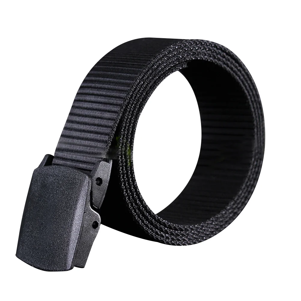 

Canvas Web For Men Nylon Belt Airport-Friendly Automatic Buckle Durable Lightweight Moisture-Wicking Matte